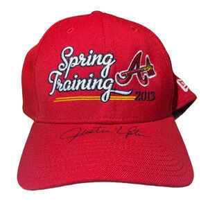 NWT Atlanta Braves Spring Training 2013 Justin Upton Autographed Hat